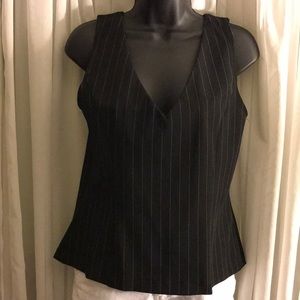 BNWOT V neck pinstriped tank